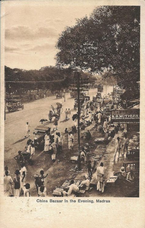 Postcards from Madras - Sarmaya Madras City, Photography 19th Century, Hand Painted Photographs, Postcard Album, Postcard Wall, Indian Culture And Tradition, Sacred Groves, Vintage India, Historical Objects