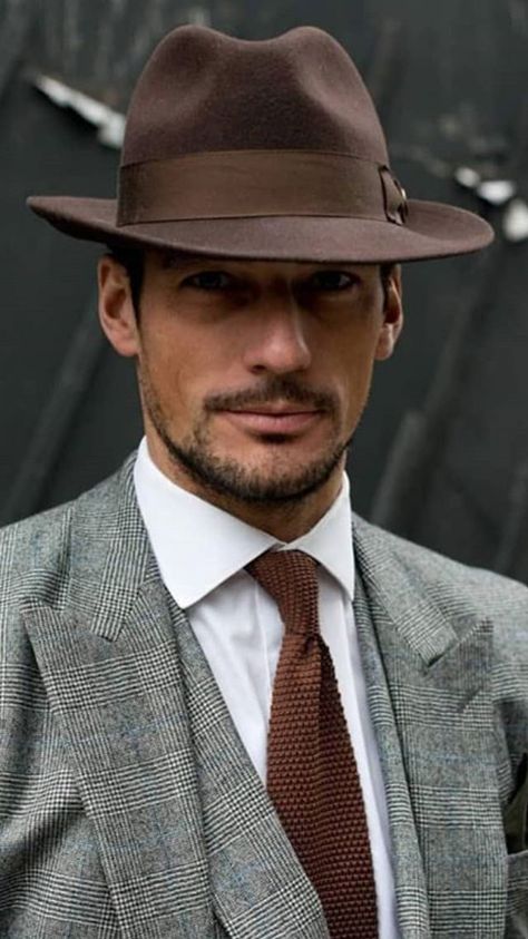 Top Male Models, David James Gandy, David Gandy, Hat Men, Sharp Dressed Man, Fashion World, Men Looks, Beautiful Fashion, Male Model