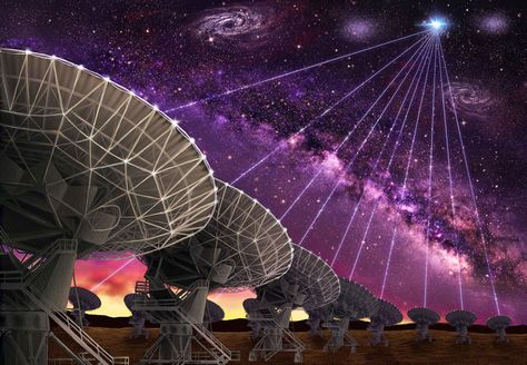 For as long as astronomers have known about Fast Radio Bursts (FRBs), they’ve been stumped. About a decade ago, researchers discovered in archived 2001 data an extremely fast — just a few milliseconds — burst of radio emissions. They’d never seen anything like it before, and didn’t know where it came from or what could cause it. Finally, we’re starting to get a few answers. Astronomers announced today at the 22 Neutron Star, Galaxy Lights, Radio Wave, Ufo Sighting, Physicists, Light Year, Stephen Hawking, Telescopes, Astronomer