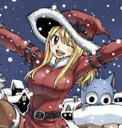 Fairy Tail Juvia, Fairy Tail Pictures, Anime Fairy Tail, Fairy Tail Lucy, Natsu And Lucy, Fairy Tail Art, Anime Christmas, Halloween Icons, Christmas Icons