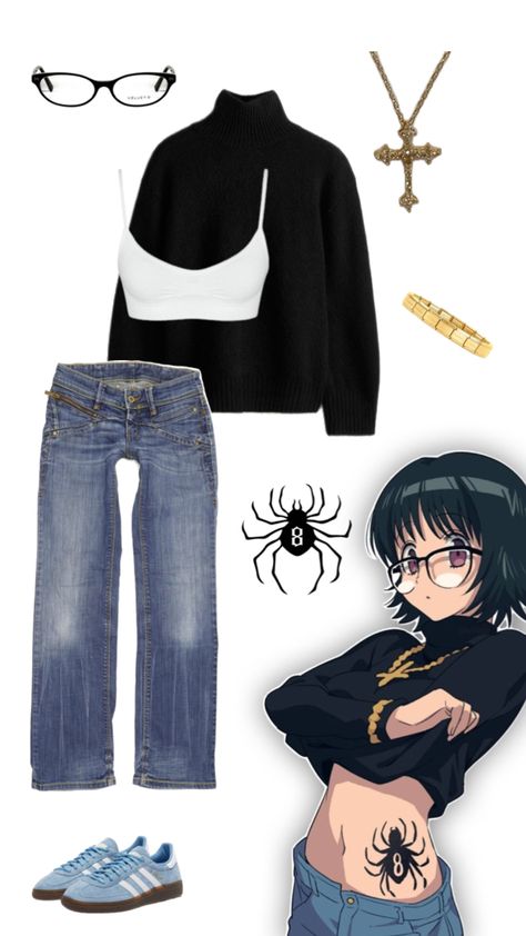 Shizuku Hxh, Shinichi Okazaki, Inspired Outfits, Cute Fits, Outfit Inspirations, Clothes