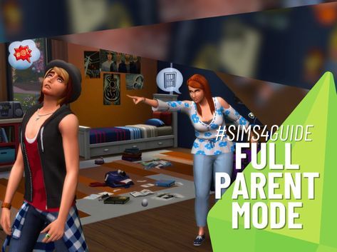 Help your sim become a supermom/dad/parent by unlocking Full Parent Mode! Sims 4 Family Mods, Sims 4 Guide, Sims 4 Skills, Sims 4 Jobs, Sims 4 Free Mods, Sims4 Mod, Sims 4 Cheats, Sims 4 Challenges, Sims 4 Family