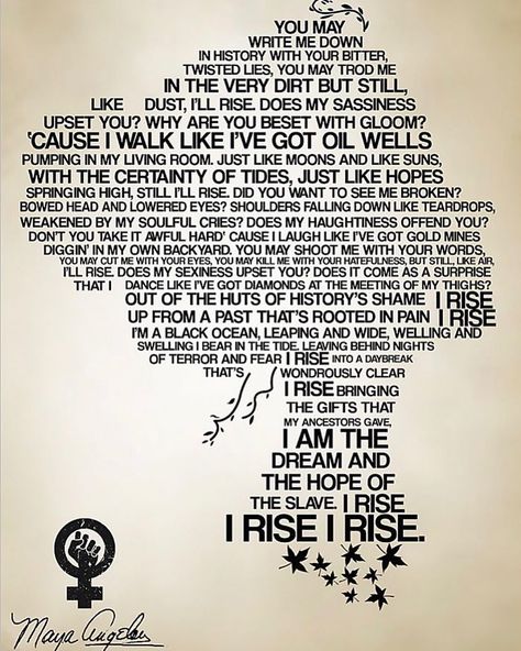 Temi on Instagram: “I first read this poem “And Still I Rise” when I bought the  4 box collection of Maya Angelou’s works in high school.  I was rooted to each…” And Still I Rise Maya Angelou, And Still I Rise, Still I Rise Poem, Still I Rise Maya Angelou, I Rise Maya Angelou, Maya Angelou Inspirational Quotes, Class Quotes, Rise Quotes, Literature Posters