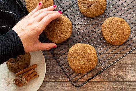 Irresistible Soft and Chewy Blackstrap Molasses Cookies Soft Molasses Cookies Old Fashion, Molasses Gingerbread Cookies, Blackstrap Molasses Gingerbread Cookies, Soft Gingerbread Cookies Recipe, Old Fashion Molasses Cookies Soft, Cake For A Crowd, Seriously Soft Molasses Cookies, Grandmas Molasses Cookies Soft, Molasses Gingerbread