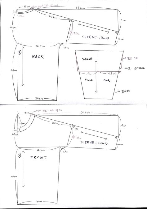 Diy Top Pattern, Pola Blus, Diy Kimono, Sewing Blouses, Diy Tops, Sewing Tutorials Clothes, Fashion Design Patterns, Kimono Pattern, Blouse Pattern Sewing