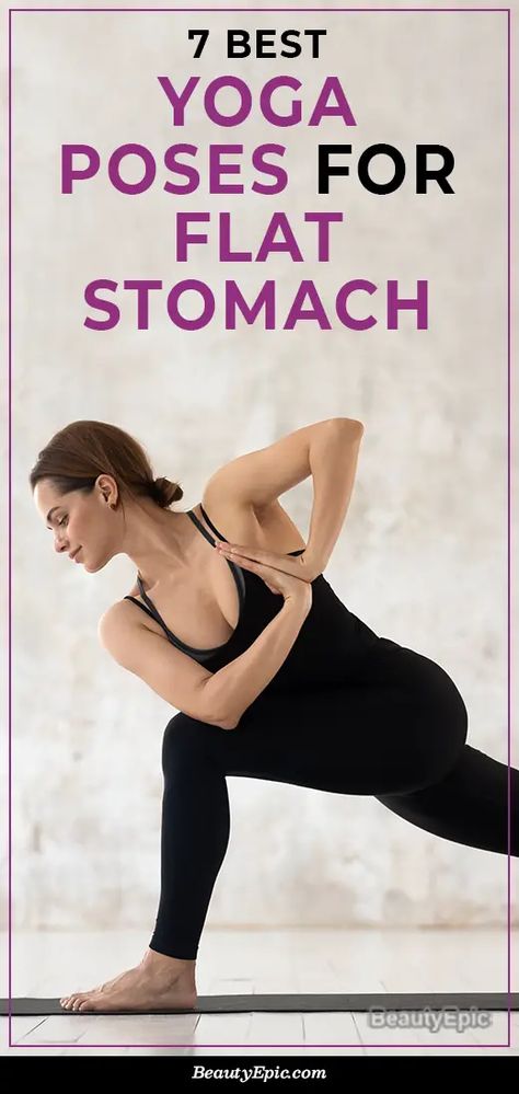 Poses For Flat Stomach, Yoga For Flat Belly, Essential Yoga Poses, Best Yoga Poses, Beginner Yoga Workout, Period Cramps, Yoga Moves, Cool Yoga Poses, Outfit Yoga