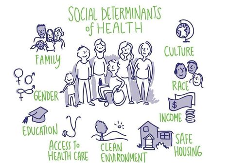 Because of these social determinants of health, different people face unique realities and have different needs. Some groups in particular… Health Equity Illustration, Caroline Collins, Public Health Career, Health Definition, Ethical Principles, Health Notes, Health And Social Care, Social Health, Health Ads