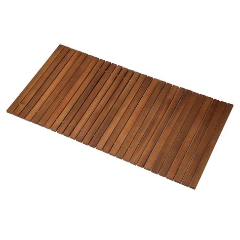 PRICES MAY VARY. 【HIGH DENSITY TEAK】: Our teak shower mat is made of natural teak wood hand polished. The teak shower floor is water and crack resistant and environmentally friendly. Teak's natural oils make it a great choice for bathrooms, saunas and other wet environments. 【WATERPROOF AND NON-SLIP】: This teak shower mat is protected with three coats of clear finish and professionally designed slats for fast drainage, waterproofing and preventing dirt buildup. The foldable bath mat can hold on Teak Shower Floor, Teak Shower Mat, Teak Bathroom, Shower And Bath, Natural Teak Wood, Bath Store, Shower Oil, Ranch Life, Shower Mat