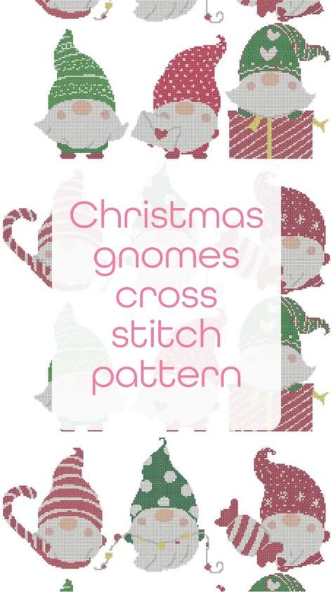 Christmas gnome cross stitch - Craft with Cartwright Christmas Gnomes Cross Stitch Patterns Free, Free Mini Counted Cross Stitch Christmas Patterns, Free Printable Gnome Cross Stitch Patterns, Free Cross Stitch Ornament Patterns, Christmas Cross Stitch Patterns Free Pdf, Mini Christmas Cross Stitch Patterns Free, Gnome Cross Stitch Pattern Free, Cross Stitch Freebies Free Downloads, Cross Stitch Charts Free Pattern