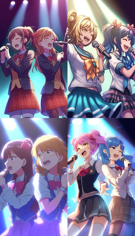 Karaoke Art Drawing, Anime Singing Pose, Singing Art Reference, Singing Reference, Singing Pose Reference, Singing Pose, Magic Things, Open Mic, Club Hairstyles