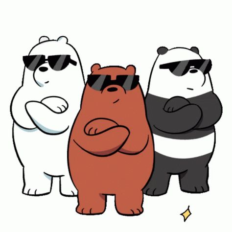 We Bare Bears Wallpapers, Bear Drawing, Cute Bear Drawings, We Bare Bears, Bare Bears, Bear Wallpaper, Bear Art, Amazing Art Painting, Bear Cartoon