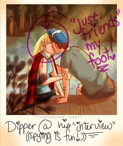 Dipcifica Fanart, Anime Gravity Falls, Dipper And Pacifica, Phineas E Ferb, Fall Anime, Gravity Falls Dipper, Gravity Falls Funny, Gravity Fall, Gravity Falls Au