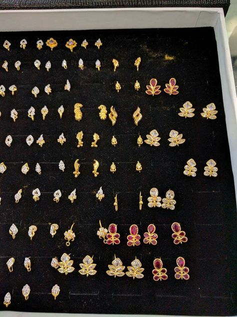 Side Tops Earrings Gold, Tops Earrings Gold, Tops Earrings, Piercing Clip, Full Hand Mehndi, Gold Necklace Indian, Full Hand Mehndi Designs, Nose Piercing Jewelry, Nose Pin