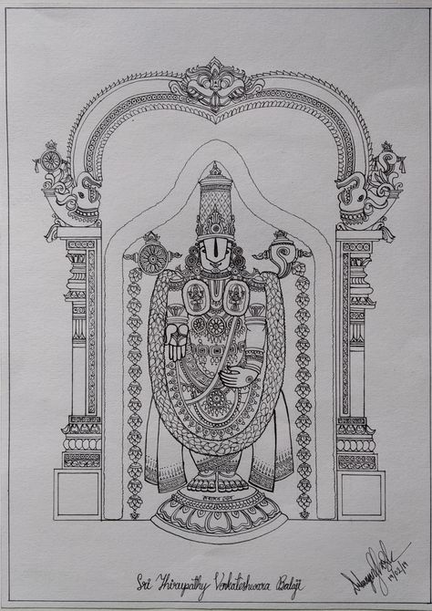 Venkateswara Swamy Pencil Drawing, Lord Venkateswara Pencil Sketch, Govinda Drawing, Venkateswara Swamy Sketch, Lord Venkateswara Drawings, Venkateswara Swamy Drawing Easy, Prabhavali Design Sketch, Venkateswara Swamy Drawing, Perumal Drawing