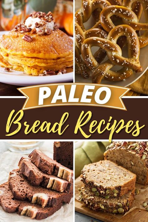 Paleo Bread Recipes No Grain Bread Recipes, Paleo Sourdough Bread, Paleo Bread Machine Recipes, Whole 30 Bread, Paleo Breakfast Bread, Paleo Snack Recipes, Paleo Sandwich Bread, Paleo Zucchini Bread, Healthy Snaks