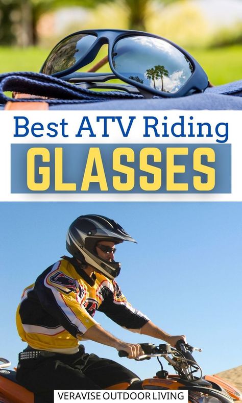 ATV Riding Glasses Cute Atv Riding Outfit, Atv Riding, Atv Accessories, Camping List, Adventure Guide, Vision Problems, Hair Raising, Off Road Adventure, Riding Outfit