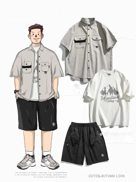 Big Boy Outfits Guys, Chubby Boy Outfits, Chubby Men Outfits, Chubby Boy Aesthetic, Men Plus Size Outfits, Outfits For Fat Men, Fat Men Outfit, Fat Guy Outfits, Chubby Guy Outfits