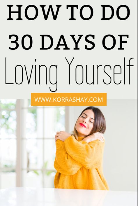 30 Day Self Love Challenge, Self Love Challenge, Writing A Love Letter, Practicing Self Love, Happiness Challenge, Personal Growth Plan, Loving Yourself, Love Challenge, Self Confidence Tips