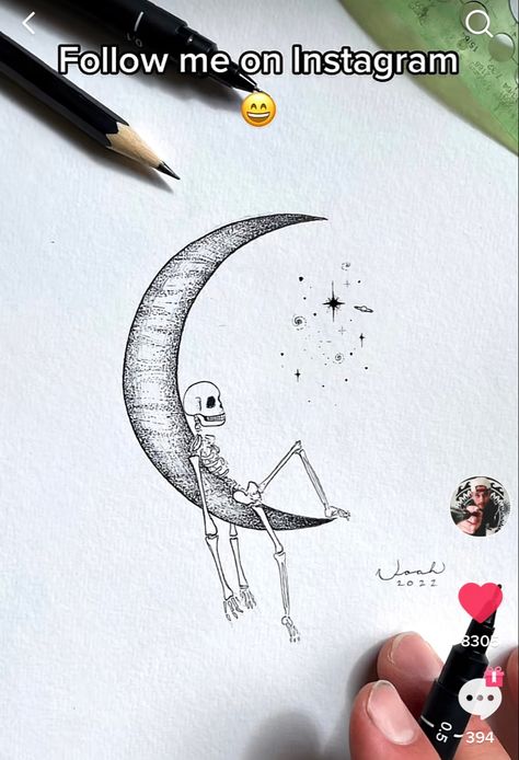 Patchwork Tattoo Ideas Drawings, Stargazing Tattoo, Bubble Tattoo, Night Whispers, Universe Tattoo, Rabbit Tattoos, Music Tattoo, Man On The Moon, Star Tattoos