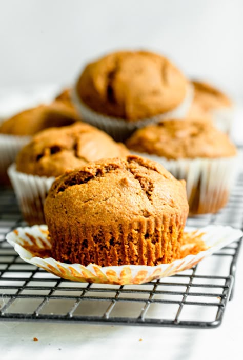 This recipe for Whole Wheat Pumpkin Muffins is made with simple ingredients that come together to make a dozen fluffy and delicious muffins. Whole Wheat Pumpkin Muffins, Pumpkin Bread Muffins, Toddler Recipe, Pumpkin Coffee Cake, Whole Wheat Muffins, Delicious Muffins, Peanut Butter Fingers, Butter Fingers, Preschool Fall