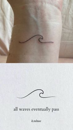 Fun Meaningful Tattoos, Small Tattoos Simple Meaningful, Tattoo That Have Meaning, Tattoo Idea Small Meaningful, Wave Meaning Tattoo, Simple Symbols And Meanings, Tiny Tats With Meaning Words, Small Tattoos Meaning, Small Girly Tattoos With Meaning Unique