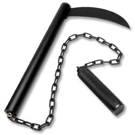 Sickle and chain Ninja Tools, Ninja Gear, Karambit Knife, Cool Swords, Survival Kit, Karate, Martial Arts, Hobbies, Key