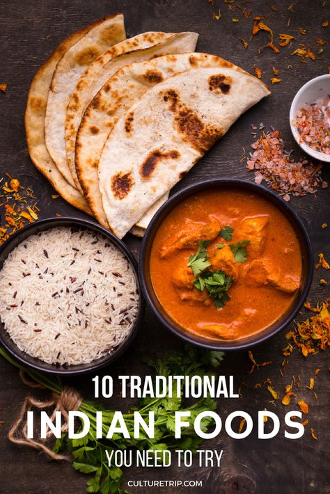 10 Traditional Indian Dishes You Need to Try|Pinterest: theculturetrip Poulet Tikka Masala, Murgh Makhani, Tikka Masala Recipe, Chicken Tikka Masala, Masala Recipe, Hot Spicy, Chicken Tikka, Tikka Masala, Indian Spices