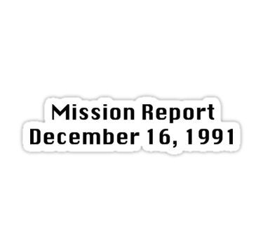 Mission Report December 16, 1991 Sticker December 16 1991, Avengers Stickers, Marvel Sticker, Mission Report, Marvel Stickers, Jeep Stickers, Awesome Stickers, Sharpie Doodles, Black And White Stickers