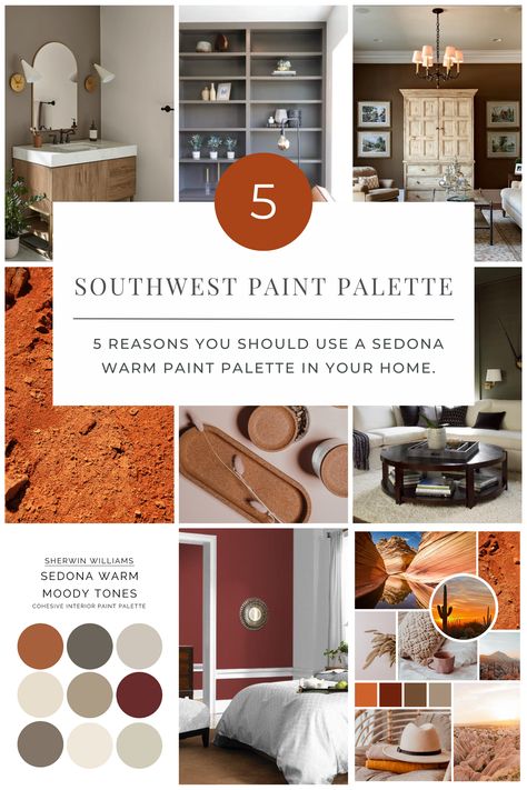 sedona paint palette, southwest paint palette, warm tones, warm paint colors Southwest Paint Colors Interior, Southwestern Paint Colors, Southwest Paint Colors, Desert Color Scheme, Southwest Color Palette, Southwest Living Room, Southwest Interior, Southwestern Interior, Southwest Style Home