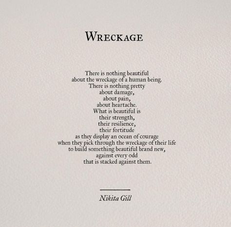 There is a level of utter emotional depletion that you don’t even know exists until you arrive at it’s stop on the tracks. It is so… Nikita Gill, Under Your Spell, Poem Quotes, A Poem, What’s Going On, Poetry Quotes, Pretty Words, The Words, Great Quotes