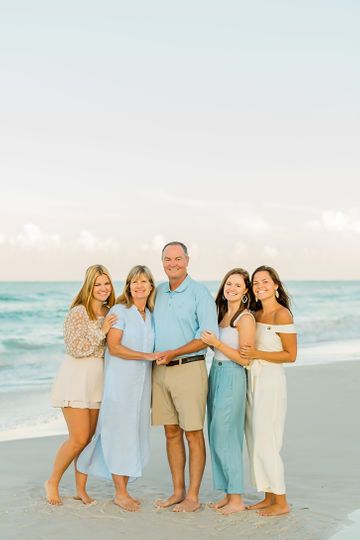 Photo from Peters Family collection by Jenna Kaye Photography Blue And White Beach Pictures Family, Family Beach Pictures With Teenagers, Family Beach Pictures Older Kids, Family Beach Pier Pictures, Family Beach Painting, Family Beach Pictures, Beach Family Photos, Family Beach, Beach Pictures