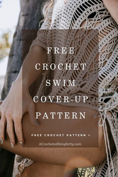 A lightweight, fashionable crochet cover up is a must have summer essential! Make your own crochet beach cover up and show off your personal style at the beach or poolside this summer. You can find. #CrochetTote #CrochetPurse #DIYBags #CrochetGifts #CrochetAddict Crochet Beachwear Pattern, Crochet Bathing Suit Cover Up Pattern, Crochet Swim Cover Up, Crochet Swimsuit Coverup Pattern, Crochet Swimsuit Coverup Pattern Free, Crochet Cover Up Pattern Free, Crochet Beach Cover Up Pattern Free, Crochet Cover Up Pattern, Crochet Summer Outfits