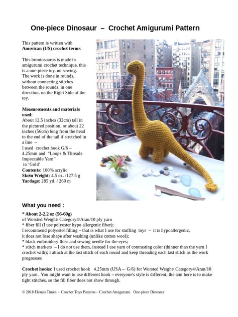 Plesiosaur Crochet Pattern Free, Stegonut Crochet Pattern, Diplodocus Crochet Pattern, Crochet Dinosaur Pattern Free Brontosaurus, Crochet Big Dinosaur Pattern Free, Crochet Brachiosaurus Pattern Free, Long Neck Dino Crochet Pattern Free, Free Dinasour Crochet Pattern, Brachiosaurus Crochet Pattern