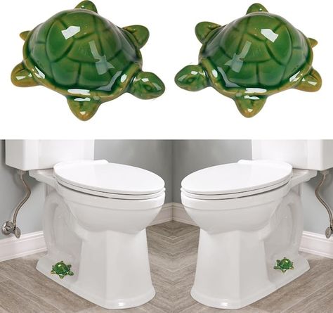 Monster Bathroom, Office Oasis, Fun Bathroom Decor, Replace Toilet, Ceramic Toilet, Cheap Bathroom, Ceramic Turtle, Plastic Alternatives, Bathroom Gadgets