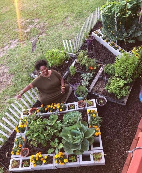 Black Homesteaders, Pink House Plants, Trailing House Plants, Cinder Block Garden, Regenerative Agriculture, Farm Lifestyle, Trailing Plants, Pink House, Cinder Block