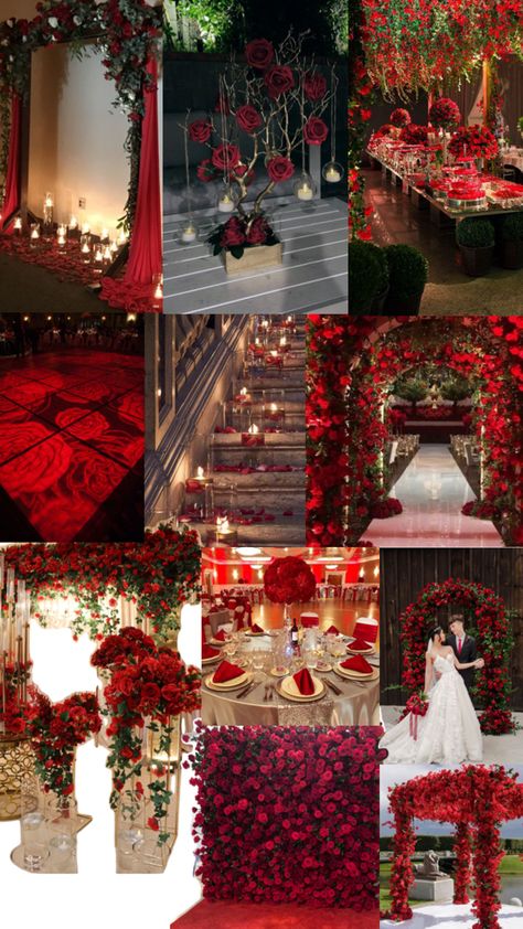 Red Black Gold Wedding, Red Gold Wedding Theme, Black Gold Wedding Theme, Red Quinceanera Ideas, Red Wedding Gowns, Red Gold Wedding, Red Wedding Theme, Black Gold Wedding, Wedding Binder