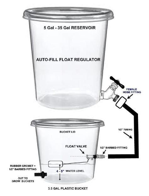 Homemade Hydroponic System, Diy Hydroponics, Grow Peppers, Food Grade Buckets, Tomatoes In Containers, Kayak Storage Rack, Aquaponics Diy, Bucket Gardening, Growing Tomatoes In Containers