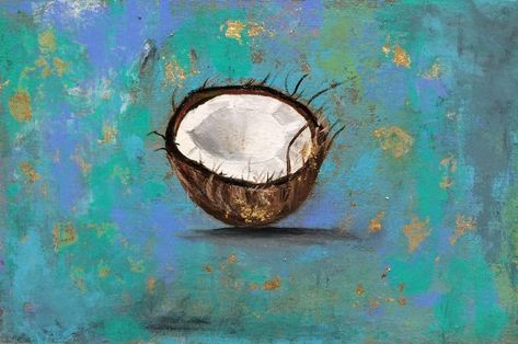 Buy Coconut !! Rustic !! Still Life !! Small Painting !! Kitchen Art !!, Acrylic painting by Amita Dand on Artfinder. Discover thousands of other original paintings, prints, sculptures and photography from independent artists. Coconut Painting, Hawaii Painting, Spa Room Decor, Art Mignon, Spa Room, Colorful Abstract Painting, Small Paintings, Seascape Paintings, Buy Paintings