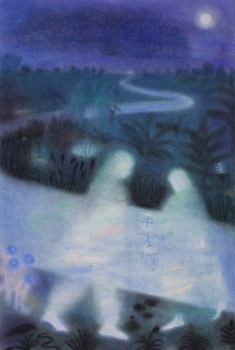 동화 삽화, Moonlight Painting, Arte Peculiar, Mia 3, Arte Inspo, Ethereal Art, Pastel Art, Pretty Art, Soft Pastel