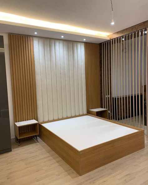 Plywood Bed Design, Elegant Bedroom Design, 2024 Bedroom, Instagram Bedroom, Bedroom Design Styles, Unique Bedroom Design, Bed Headboard Design, Wood Bed Design, Closet Design Layout