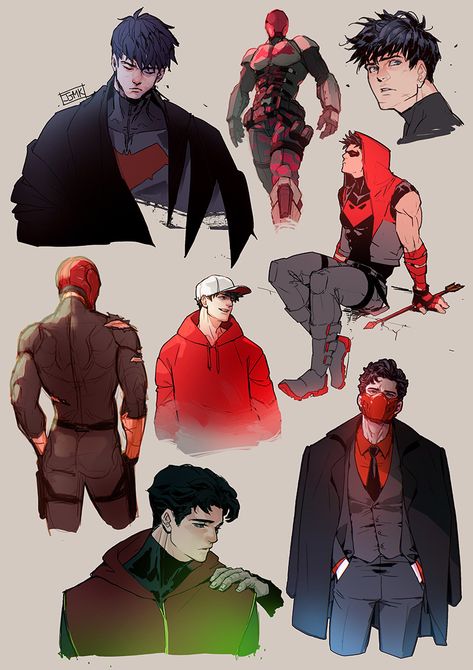 Jason Todd Robin, Hood Fan, Robin Comics, Red Hood Jason Todd, Univers Dc, Batman Comic Art, Dc Comics Artwork, Batman Family, Jason Todd