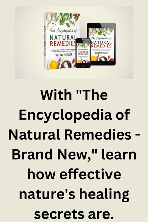 Whether you're new to the world of natural remedies or a seasoned practitioner, this brand-new edition is packed with the latest research, practical advice, and holistic wisdom to support your journey to vibrant health and healing naturally. Embrace the holistic path to well-being with 'The Encyclopedia of Natural Remedies - Brand New' and empower yourself with the tools for a healthier, more balanced life. Mind Body Connection, Holistic Healing, Holistic Approach, Health Remedies, Natural Healing, Holistic Health, Mind Body, To The World, Natural Remedies