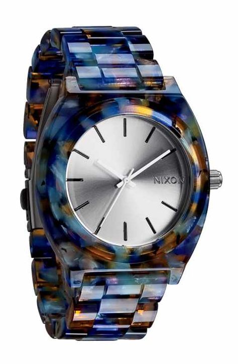 Nixon 'The Time Teller Watercolor' Watch, 39mm x 37mm Nixon Time Teller, Nixon Watch, Timex Watches, Exclusive Jewelry, Beautiful Watches, Nixon, Cool Watches, Luxury Watches, Eos