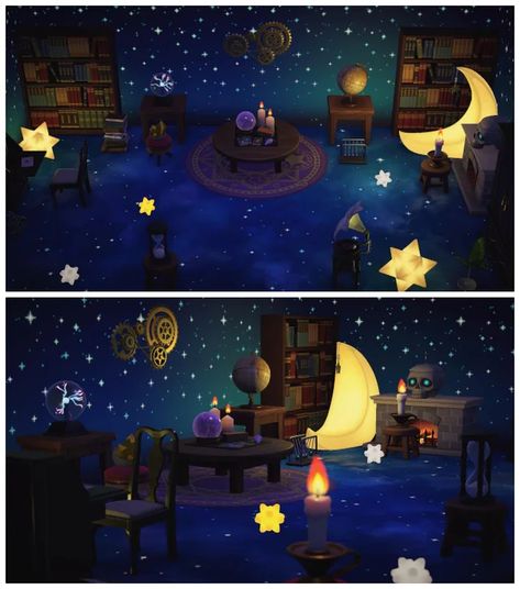 Acnh Observatory Ideas, Acnh Observatory, Acnh Interior, Acnh Inspiration, Animal Crossing 3ds, Animals Crossing, Animal Crossing Memes, Animal Crossing Guide, Acnh Designs