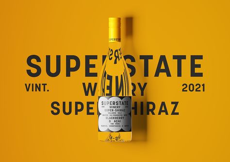 Superstate | Best Awards Whiskey Packaging, Spirit Photography, Wine Packaging Design, Blog Design Inspiration, Alcohol Packaging, Wine Design, Wine Brands, Wine Packaging, Beverage Packaging