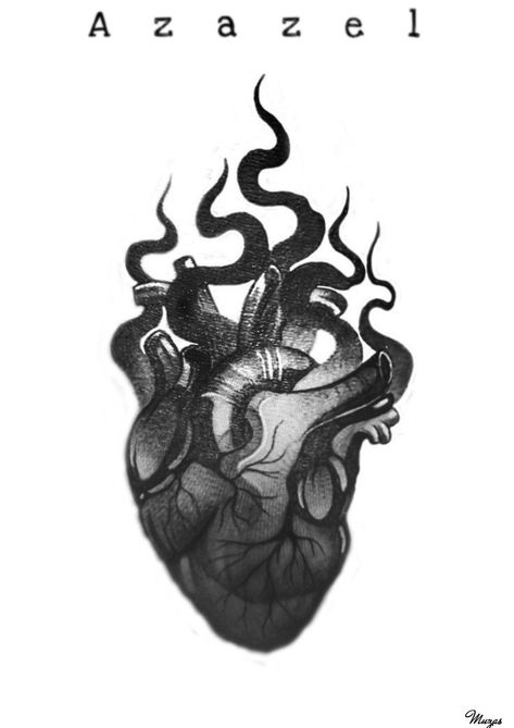 Blackwork Heart Tattoo, Creepy Heart Tattoo, Blackwork Chest Tattoo, Blackwork Tattoo Coverup, Flaming Heart Tattoo, Black Hart, Black Heart Tattoo, Realistic Heart Tattoo, Flames Tattoo