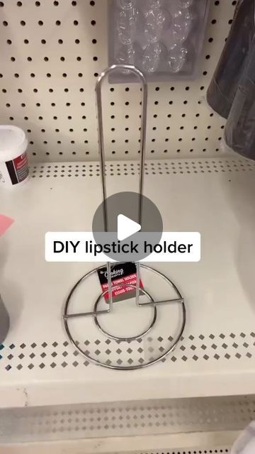 Jen Watson | Cleaning, Organizing, Home Tips & more. on Instagram: "DIY lipstick storage. Another great @dollartree hack   Via @pamelapedrozaa  . . . . . . . . . . . . . #dollartree #dollartreehacks #makeup #makeupstorage #makeupideas #storageideas #storagehacks #lifehack #lifehacks #bathroomdecor #hometips #homehacks #diy #diyhomedecor #bathroomorganization #organization #organized #makeuporganizer #makeuporganization #lipstick" Dollar Tree Makeup Organization Diy, Diy Makeup Table, Diy Makeup Palette Holder, Diy Makeup Storage Organizers, Makeup Organizing Hacks, Makeup Storage Hacks, Dollar Tree Makeup, Diy Makeup Organizer, Fancy Napkin Folding