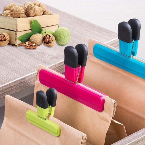 Bread Clip, Chip Clips, Bare Minimum, Food Clips, Kitchen Utensil Set, Produce Bags, Chip Bags, Bag Clips, Snack Bags