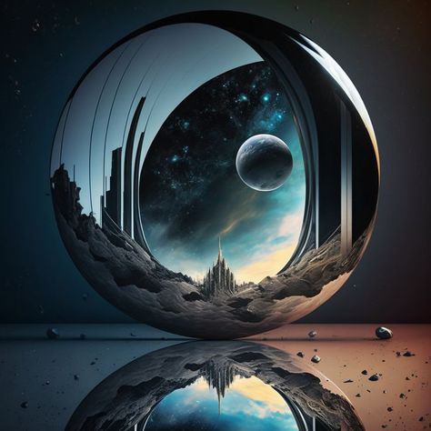 My Mirror, Science Fiction Art, Insta Photo Ideas, Science Fiction, Universe, Science, Mirror, History, Art