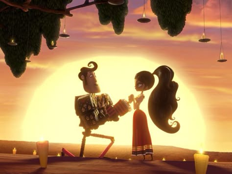 Manolo and Maria❤️ The Book of Life - Every man should take a few tips from Manolo Earth To Echo, Book Of Life Movie, Film Romance, The Book Of Life, Movies 2014, Diego Luna, Kids' Movies, Life Video, Kid Movies